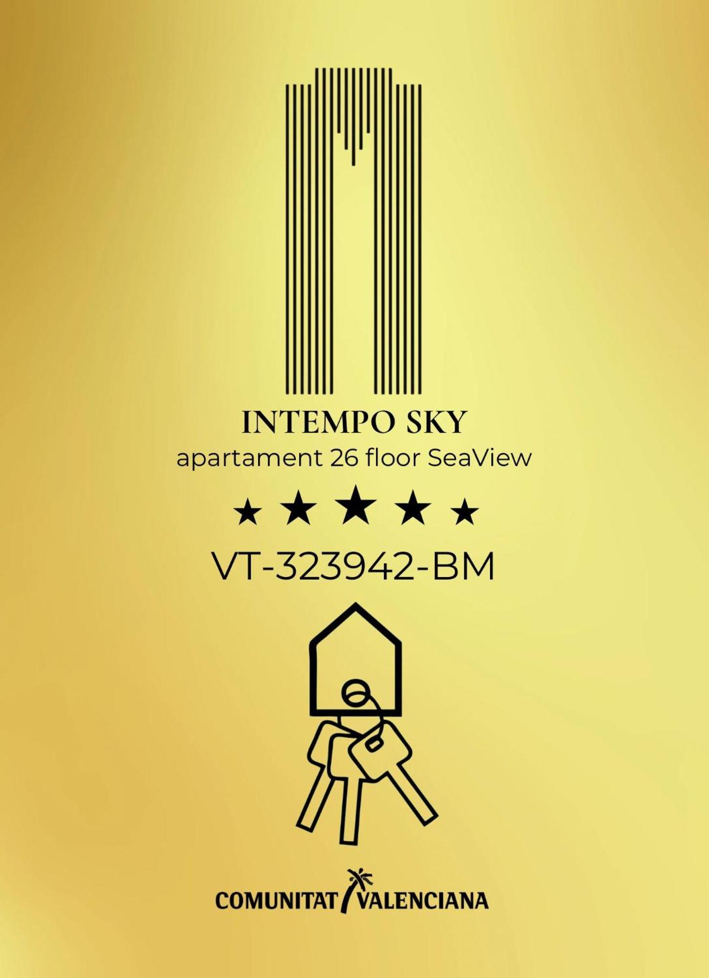 Intempo Sky Luxury Apartment 26 Floor Seaview Benidorm Exterior photo